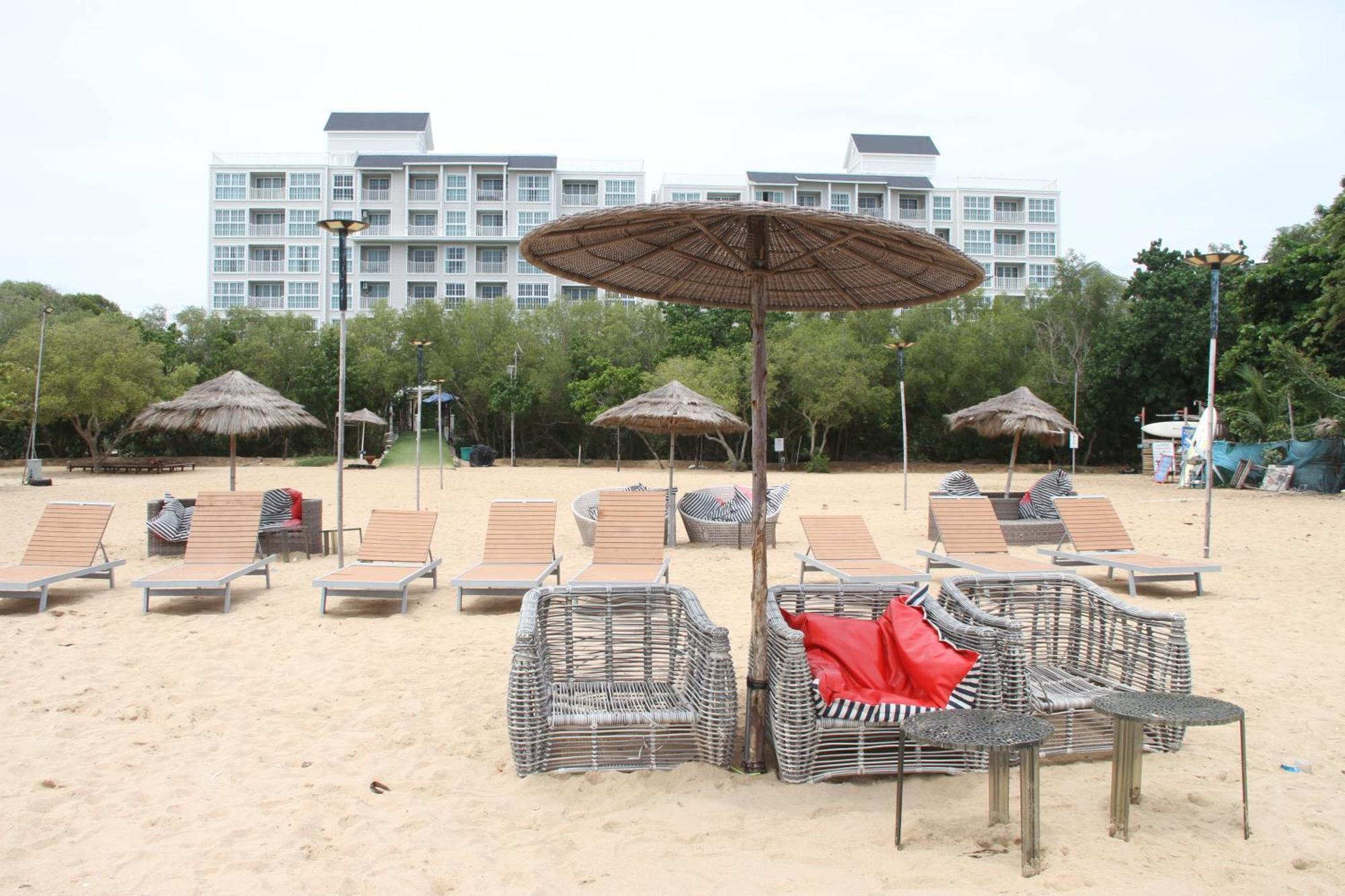 נה ג'ומטיין Grand Florida芭提雅带免费游泳池温泉和健身房和办公区水上花园公寓e208 מראה חיצוני תמונה