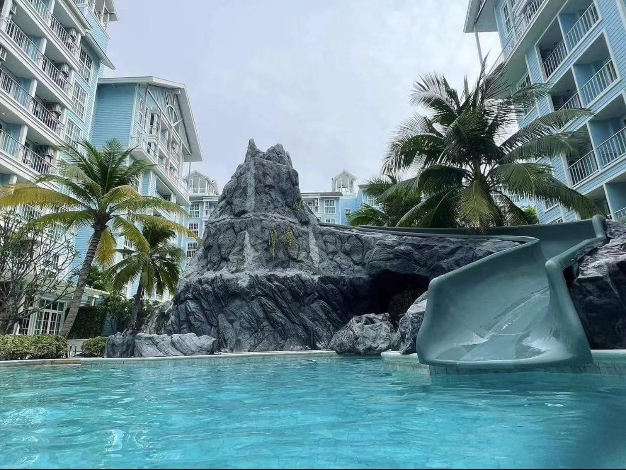 נה ג'ומטיין Grand Florida芭提雅带免费游泳池温泉和健身房和办公区水上花园公寓e208 מראה חיצוני תמונה